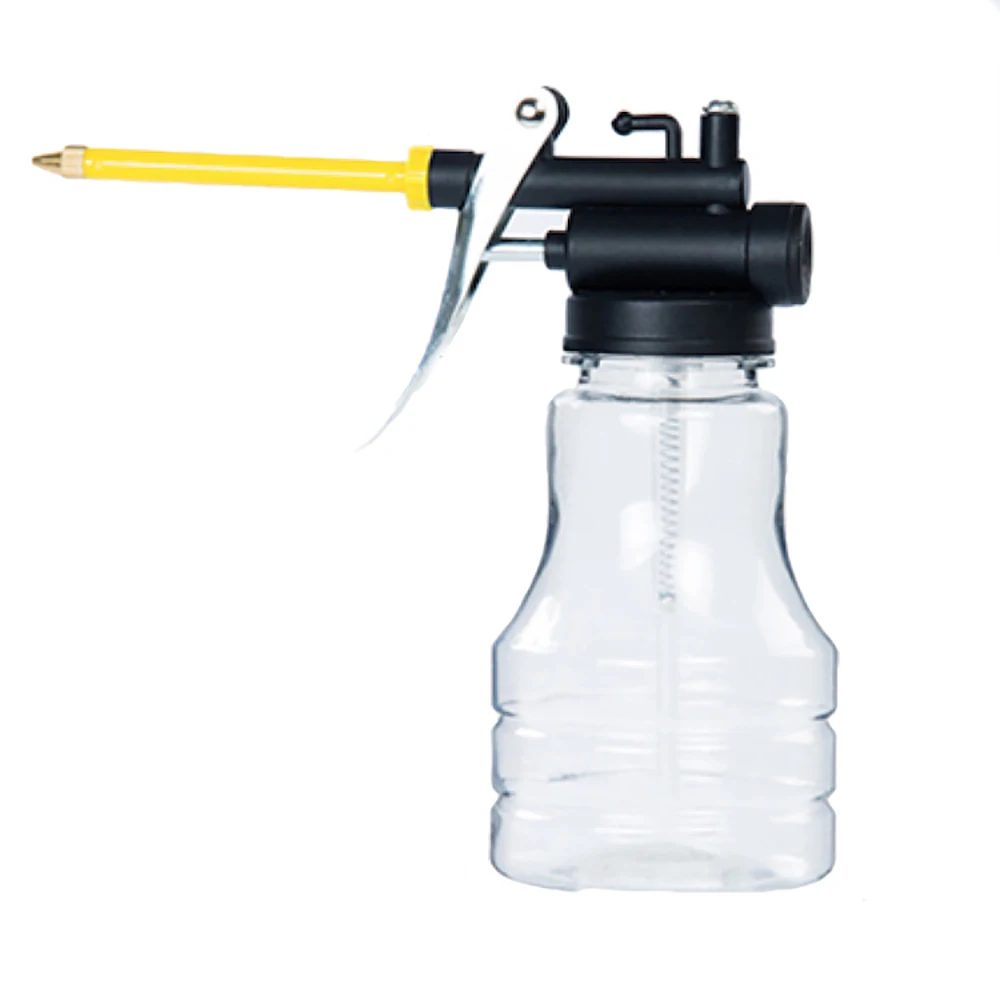 

Universal 250ml Transparent Oiler Lubrication High Pressure Pump Oil Can Plastic Machine Oiler Length Flex Gun for cars