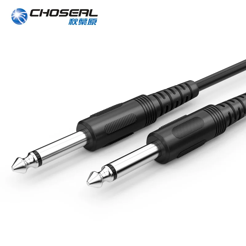 CHOSEAL 6.35mm Jack Male to Male Audio Cable for Mono Guitar Mixer Amplifier Instruments Mono Aux Cable
CHOSEAL 6.35mm Jack Male to Male Audio Cable for Mono Guitar Mixer Amplifier Instruments Mono Aux Cable