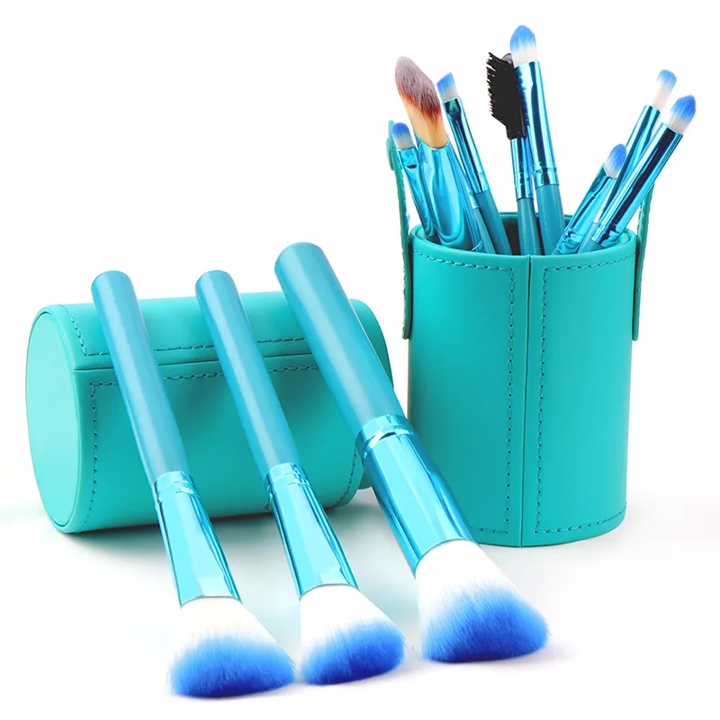12pcs Makeup Brushes Set +1 cosmetic barrel bag Cosmetic Powder Foundation Eyeliner Eye shadow Brush Kits Make Up Brush Tool
12pcs Makeup Brushes Set +1 cosmetic barrel bag Cosmetic Powder Foundation Eyeliner Eye shadow Brush Kits Make Up Brush Tool
