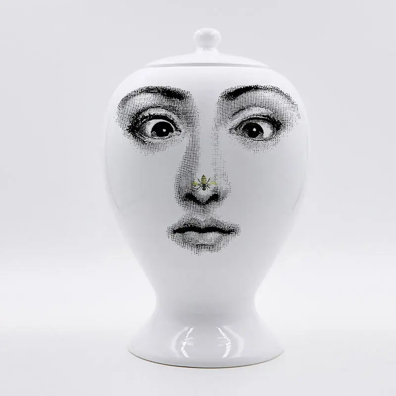 Fornasetti Vase Decor Flower Pot European Ceramic Decorative Large Sealing Vase Home Decoration Accessories Christmas
Fornasetti Vase Decor Flower Pot European Ceramic Decorative Large Sealing Vase Home Decoration Accessories Christmas