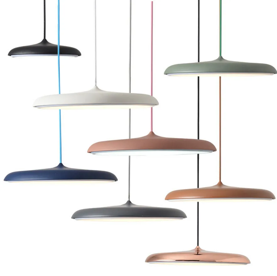 Modern Led Pendant Lamp Art Design Metal Iron Suspension Ufo Round Plate Lights Fixture Creative Thin Nordic Hanging Living Room
Modern Led Pendant Lamp Art Design Metal Iron Suspension Ufo Round Plate Lights Fixture Creative Thin Nordic Hanging Living Room