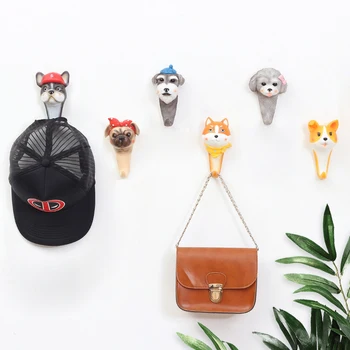 2pcs Adorable Dog Head Wall Hook Hanger Key Hair Pin Holder Adhesive hooks Wall Door Hanger Organizer Hanging Rack Home Decora45
2pcs Adorable Dog Head Wall Hook Hanger Key Hair Pin Holder Adhesive hooks Wall Door Hanger Organizer Hanging Rack Home Decora45