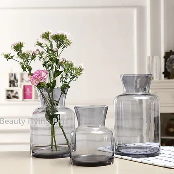 Modern hydroponic transparent gray pink colored glass vase home decoration home decoration European vase table decoration
Modern hydroponic transparent gray pink colored glass vase home decoration home decoration European vase table decoration