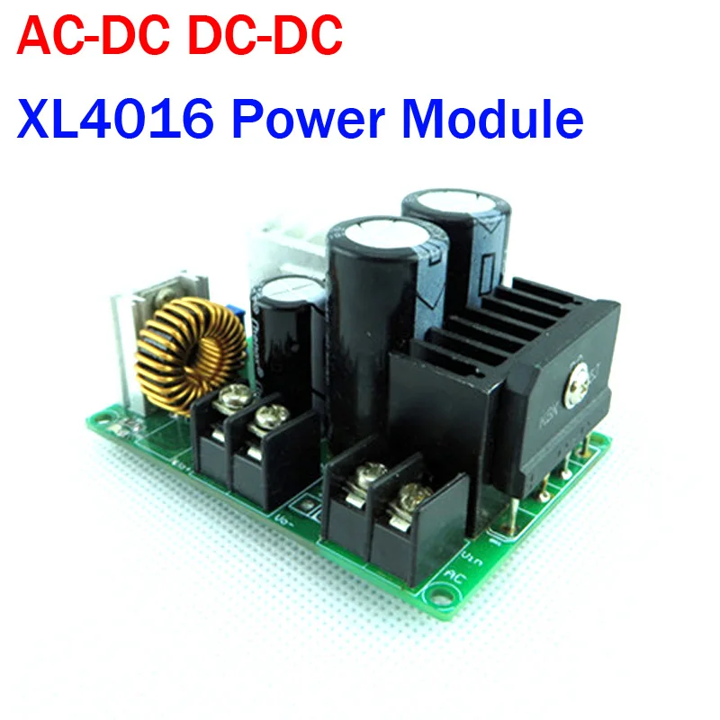 AC-DC Volt Converter 6A Buck Step-Down Adjustable XL4016 Power Supply Module DC-DC 3V 3.3V 5V 12V 24V Voltage Regulator
AC-DC Volt Converter 6A Buck Step-Down Adjustable XL4016 Power Supply Module DC-DC 3V 3.3V 5V 12V 24V Voltage Regulator