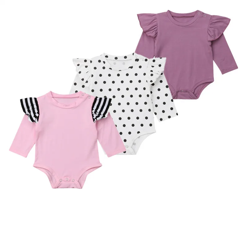 Newborn Baby Girl Fly Sleeve 100%Cotton Ruffles Sleeve Bodysuit Jumpsuit Outfits Clothes Size 0-18M
Newborn Baby Girl Fly Sleeve 100%Cotton Ruffles Sleeve Bodysuit Jumpsuit Outfits Clothes Size 0-18M