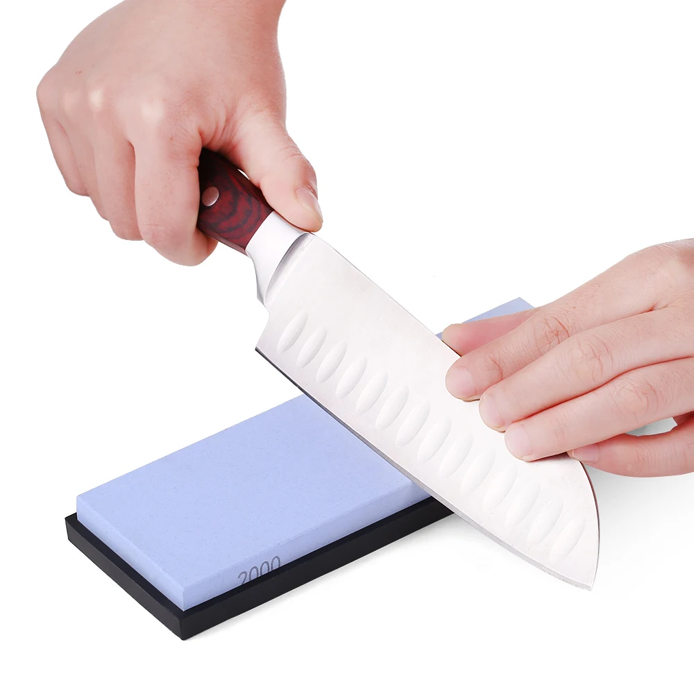 Sharpening Stone 2000 Grit Knife Sharpening Stone Knives Polishing Stone with Rubber Stone Holder Fine Whetstone Grindstone
Sharpening Stone 2000 Grit Knife Sharpening Stone Knives Polishing Stone with Rubber Stone Holder Fine Whetstone Grindstone