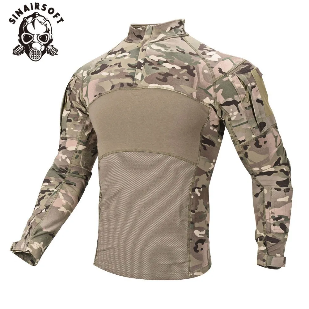 SINAIRSOFT Men's US Army Military Uniform Hunting Tactical T Shirt Long Sleeve Breathable Cotton Assault Camo Outdoor Sports
SINAIRSOFT Men's US Army Military Uniform Hunting Tactical T Shirt Long Sleeve Breathable Cotton Assault Camo Outdoor Sports
