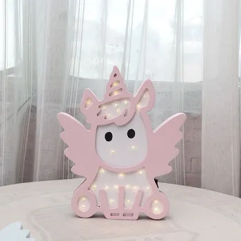 Nordic Unicorn LED Night Light Children's Room Illuminator Cartoon Wall Hanging Baby Room Decor Photographic Props Lamp Lampada
Nordic Unicorn LED Night Light Children's Room Illuminator Cartoon Wall Hanging Baby Room Decor Photographic Props Lamp Lampada