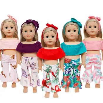 Handmade 1 Set Outfit Flat Shoulders Hair Band Bottom Trousers Pants Clothes For American Girl Doll 18" Puppet Toy Accessories
Handmade 1 Set Outfit Flat Shoulders Hair Band Bottom Trousers Pants Clothes For American Girl Doll 18" Puppet Toy Accessories