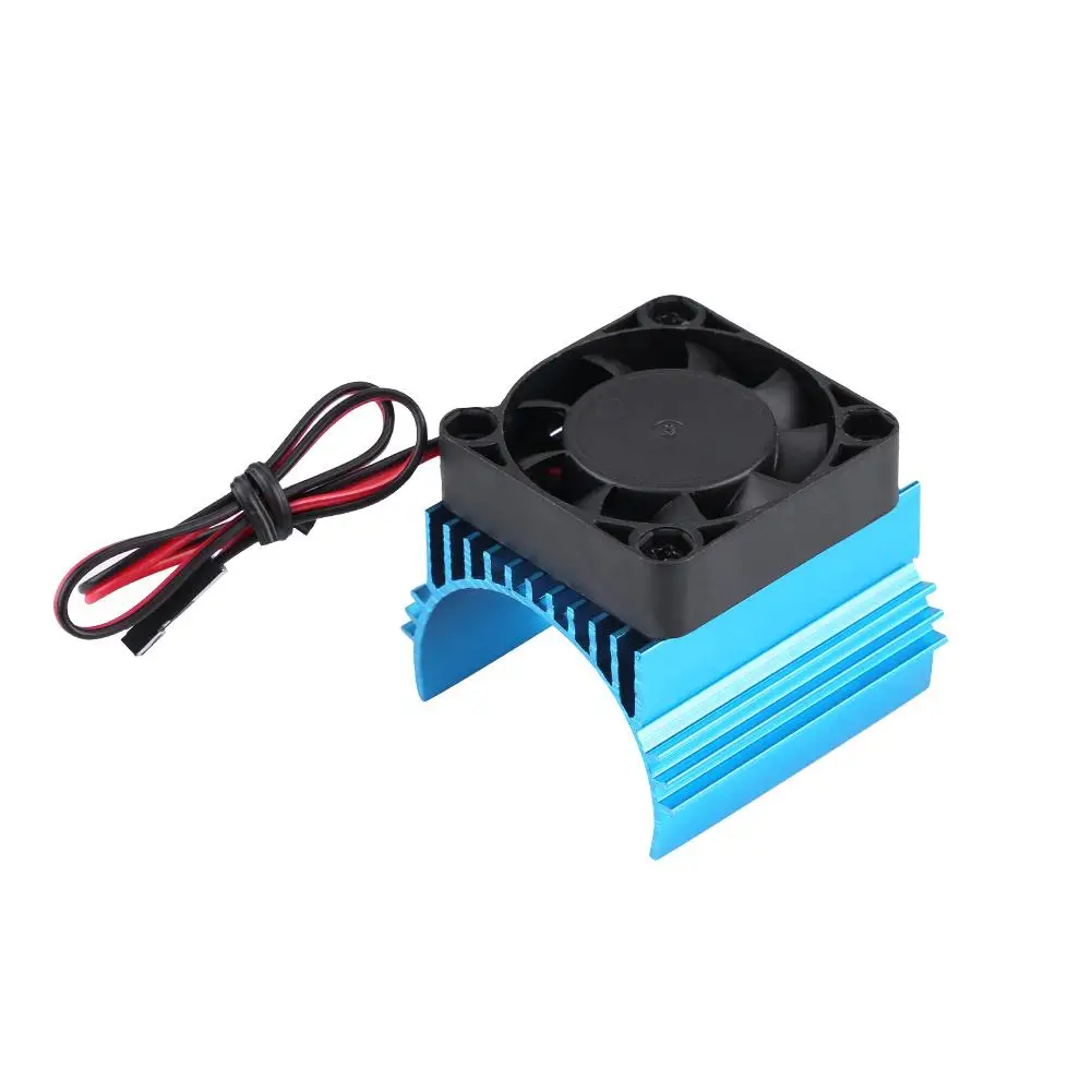 Universal Cooling Fin Set Heat Sink With Fan for 1/10 RC Car 4074/4274/1515 Motor With fan to accelerate air motion RC Part
Universal Cooling Fin Set Heat Sink With Fan for 1/10 RC Car 4074/4274/1515 Motor With fan to accelerate air motion RC Part