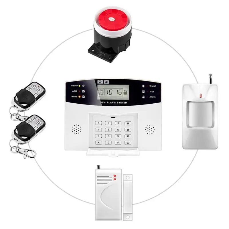 Wireless Alarm System SMS GSM PSTN Network Home PIR Motion Security Door Open Detector
Wireless Alarm System SMS GSM PSTN Network Home PIR Motion Security Door Open Detector