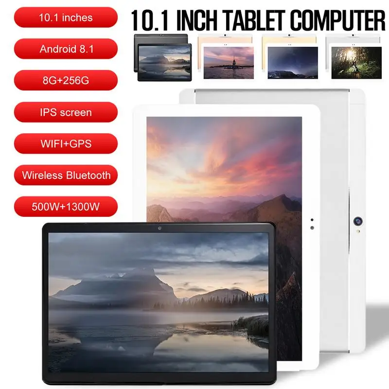 Tablet New MTK6797 10.1 inch Android 8.1 8+256G ten core dual card dual standby WiFi Bluetooth Camera Laptop Photography
Tablet New MTK6797 10.1 inch Android 8.1 8+256G ten core dual card dual standby WiFi Bluetooth Camera Laptop Photography