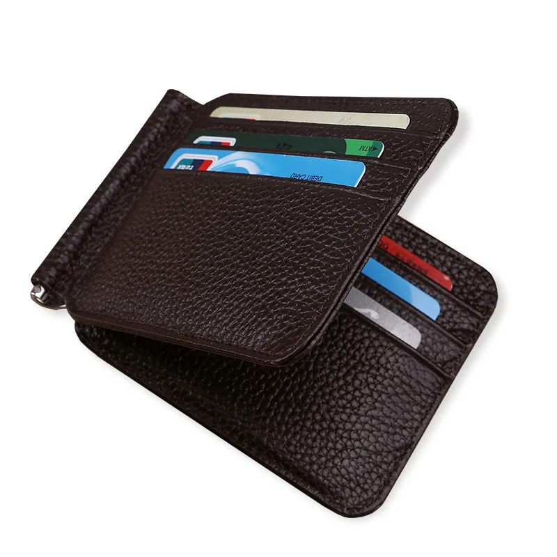 Leather Wallet Top Layer Cowhide Multi-Function Wallet Leather Short Section Us Dollar Folder Doka Wei
Leather Wallet Top Layer Cowhide Multi-Function Wallet Leather Short Section Us Dollar Folder Doka Wei