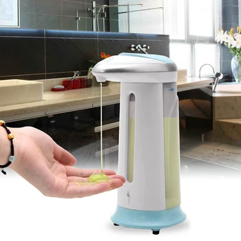 400ml Automatic Liquid Soap Dispenser Touch-free Sanitizer Dispenser Built-in Infrared Smart Soap Sensor Kitchen Bathroom Tools
400ml Automatic Liquid Soap Dispenser Touch-free Sanitizer Dispenser Built-in Infrared Smart Soap Sensor Kitchen Bathroom Tools