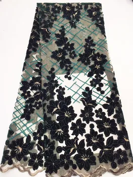 Wholesale price African velvet lace fabric high quality top selling embroidered french tulle lace bridal for Nigerian dress
Wholesale price African velvet lace fabric high quality top selling embroidered french tulle lace bridal for Nigerian dress