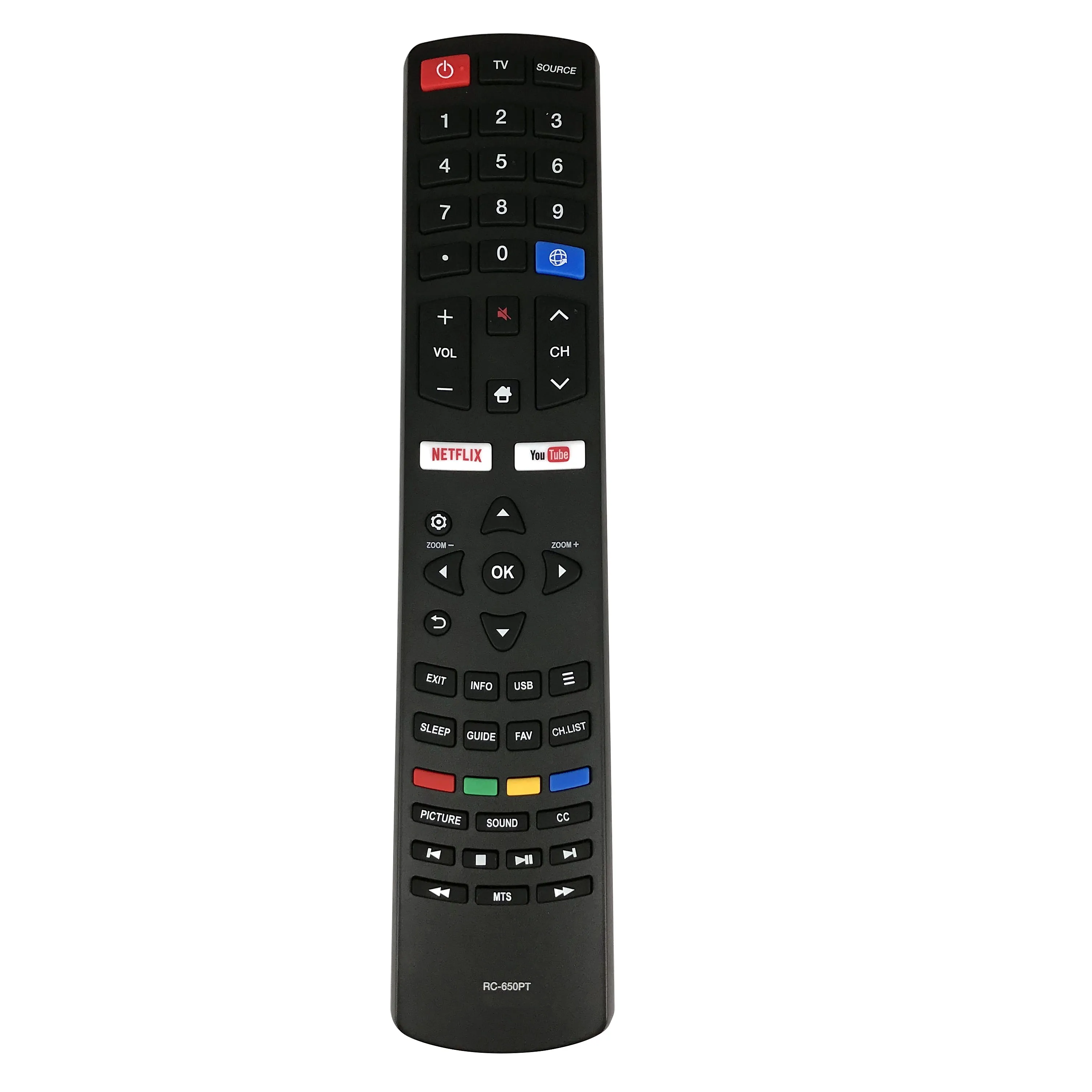 New Original RC-650PT 06-531W52-DW01X Replaced Remote Control fit for DAEWOO Smart TV Fernbedienung
New Original RC-650PT 06-531W52-DW01X Replaced Remote Control fit for DAEWOO Smart TV Fernbedienung