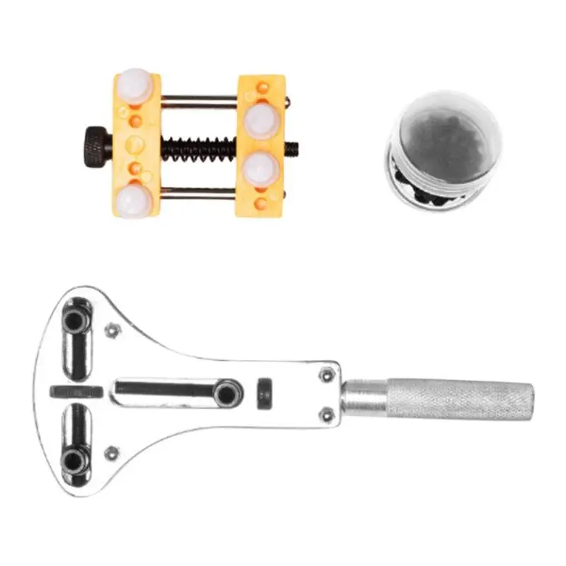 Protable Watch Back Case Cover Opener Watch Screws Adjustable Watch Back Case Cover Opener Remover Holder Repair Tool Kit
Protable Watch Back Case Cover Opener Watch Screws Adjustable Watch Back Case Cover Opener Remover Holder Repair Tool Kit
