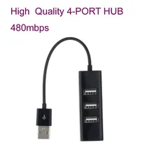 4-יציאת USB ספליטר רכזת מתאם עבור אנדרואיד טלוויזיה דיגיטלית תיבת DVB-S2 לווין מקלט DVB-T2 טיונר DVB T2 ISDB-T ATSC קולט(China)