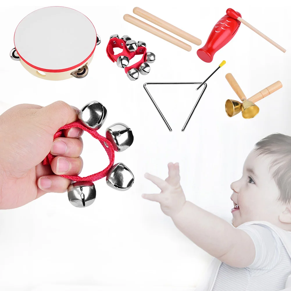 9 Pcs Toddler Musical Instruments Wooden Percussion Instruments for Kids Preschool Education
9 Pcs Toddler Musical Instruments Wooden Percussion Instruments for Kids Preschool Education