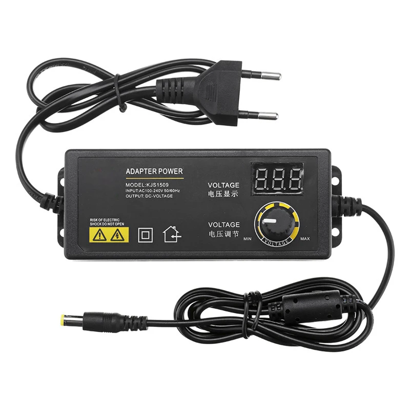 LEORY KJS-1509 3-24V 1.5A Power Adapter Adjustable Voltage Adapter LED Display Switching Power Supply
LEORY KJS-1509 3-24V 1.5A Power Adapter Adjustable Voltage Adapter LED Display Switching Power Supply
