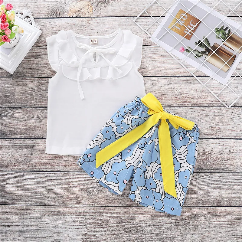 baby girl clothes roupas de bebe Summer Outfits Children's Set Infant Kids Sleeve blouse Tshirt Short 2pcs Clothing Suits
baby girl clothes roupas de bebe Summer Outfits Children's Set Infant Kids Sleeve blouse Tshirt Short 2pcs Clothing Suits