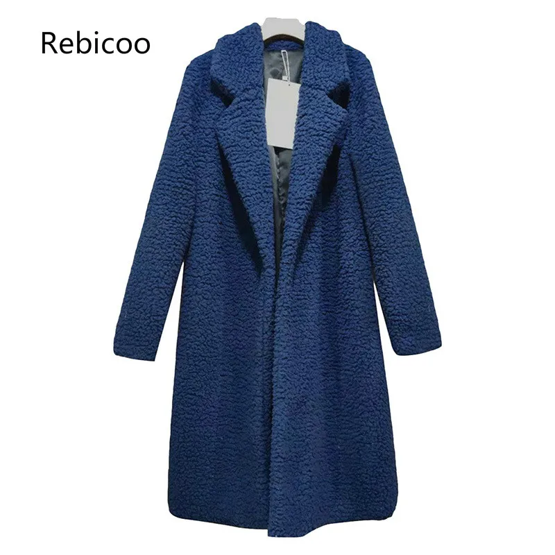 2019 Winter Thicken Women Long Coat Faux Fur Jackets Lapel Teddy Bear Cardigan Slim Plus Size Lamb Wool Outwear
2019 Winter Thicken Women Long Coat Faux Fur Jackets Lapel Teddy Bear Cardigan Slim Plus Size Lamb Wool Outwear