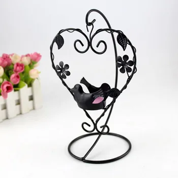 Creative Peach Heart Bird Candlestick Ornament Love Hanging Couple Garden Wedding Iron Candle Holder Home Decoration Crafts Gift
Creative Peach Heart Bird Candlestick Ornament Love Hanging Couple Garden Wedding Iron Candle Holder Home Decoration Crafts Gift