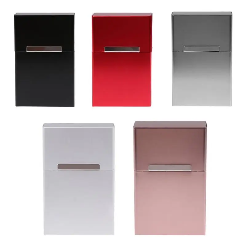 Fashion Aluminum Magnetic Flip Cigarette Case Hold 20pcs Cigarettes Box Business Card Case Metal Cigar Box
Fashion Aluminum Magnetic Flip Cigarette Case Hold 20pcs Cigarettes Box Business Card Case Metal Cigar Box