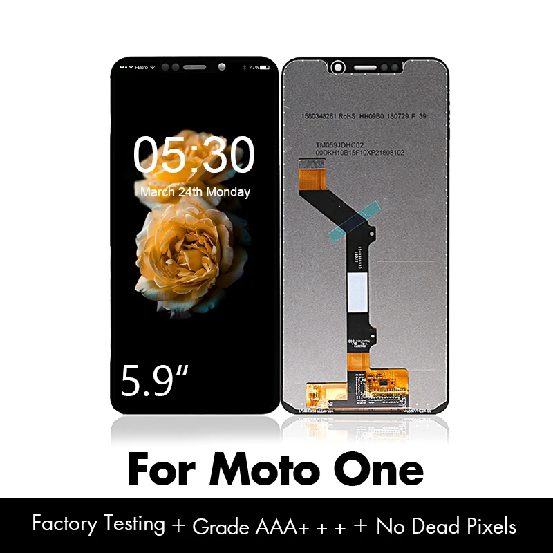 for Motorola for Moto One LCD XT1941-1 XT1941-3 XT1941-4 Screen Display Touch Digitizer Replacement Original Free Shipping
for Motorola for Moto One LCD XT1941-1 XT1941-3 XT1941-4 Screen Display Touch Digitizer Replacement Original Free Shipping