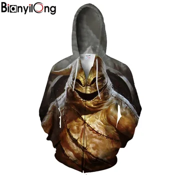 2019 autumn new 3D zipper hoodie novel Halloween print men's zipper sweatshirt hooded cardigan brand hip hop hooded hip hop top
2019 autumn new 3D zipper hoodie novel Halloween print men's zipper sweatshirt hooded cardigan brand hip hop hooded hip hop top
