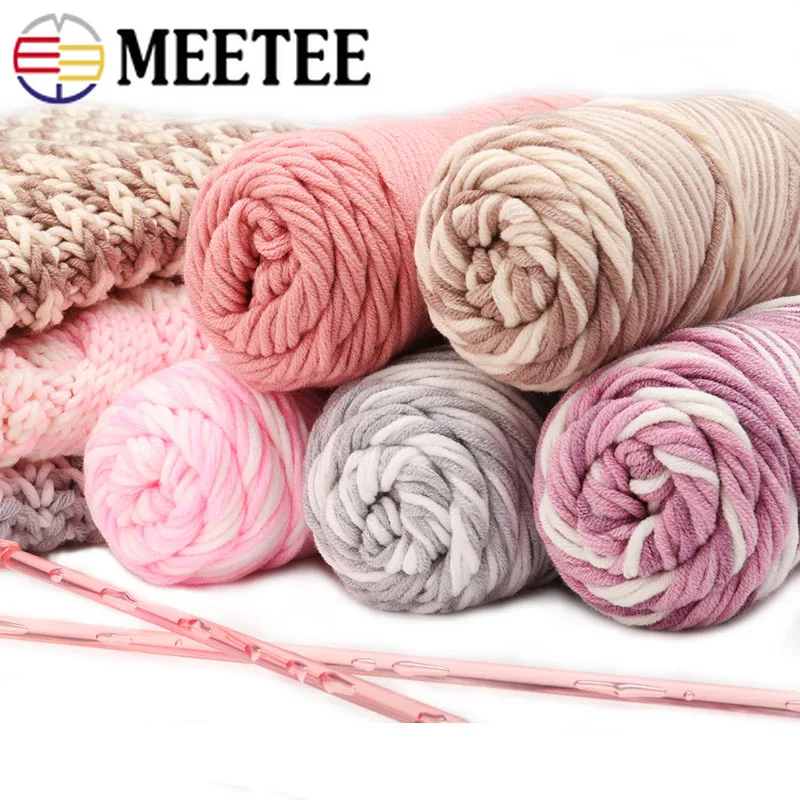 Meetee 1Roll/100g Milk Cotton Lover Thick Cotton Yarn Baby Scarves for Knitting Blanket Crochet Yarn Needles Hand-woven AP372
Meetee 1Roll/100g Milk Cotton Lover Thick Cotton Yarn Baby Scarves for Knitting Blanket Crochet Yarn Needles Hand-woven AP372