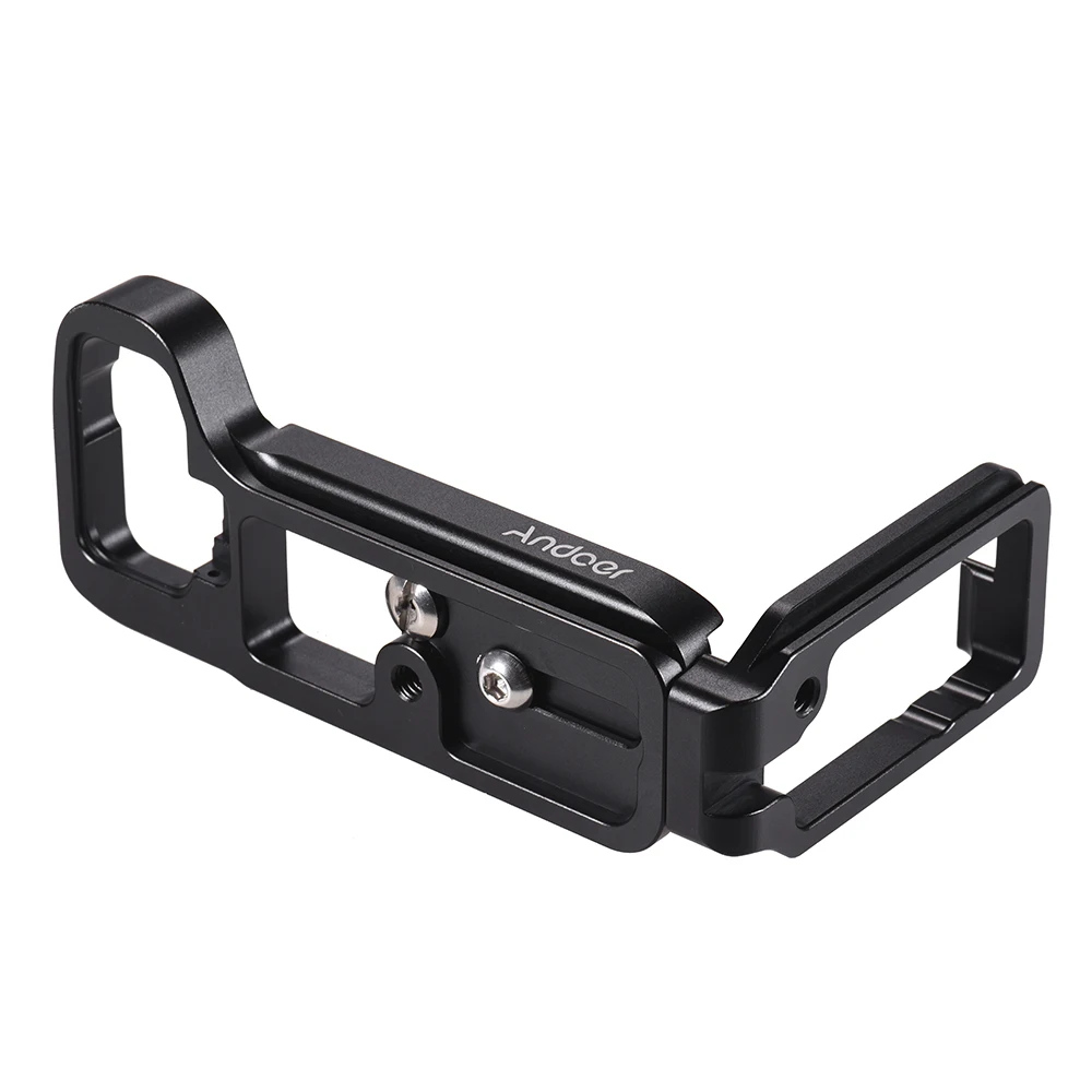 Andoer L Shape QR Quick Release Plate Camera Cage Accessory Bracket Aluminum Alloy for Sony A7III/ A7R3/ A7M3/ A9
Andoer L Shape QR Quick Release Plate Camera Cage Accessory Bracket Aluminum Alloy for Sony A7III/ A7R3/ A7M3/ A9