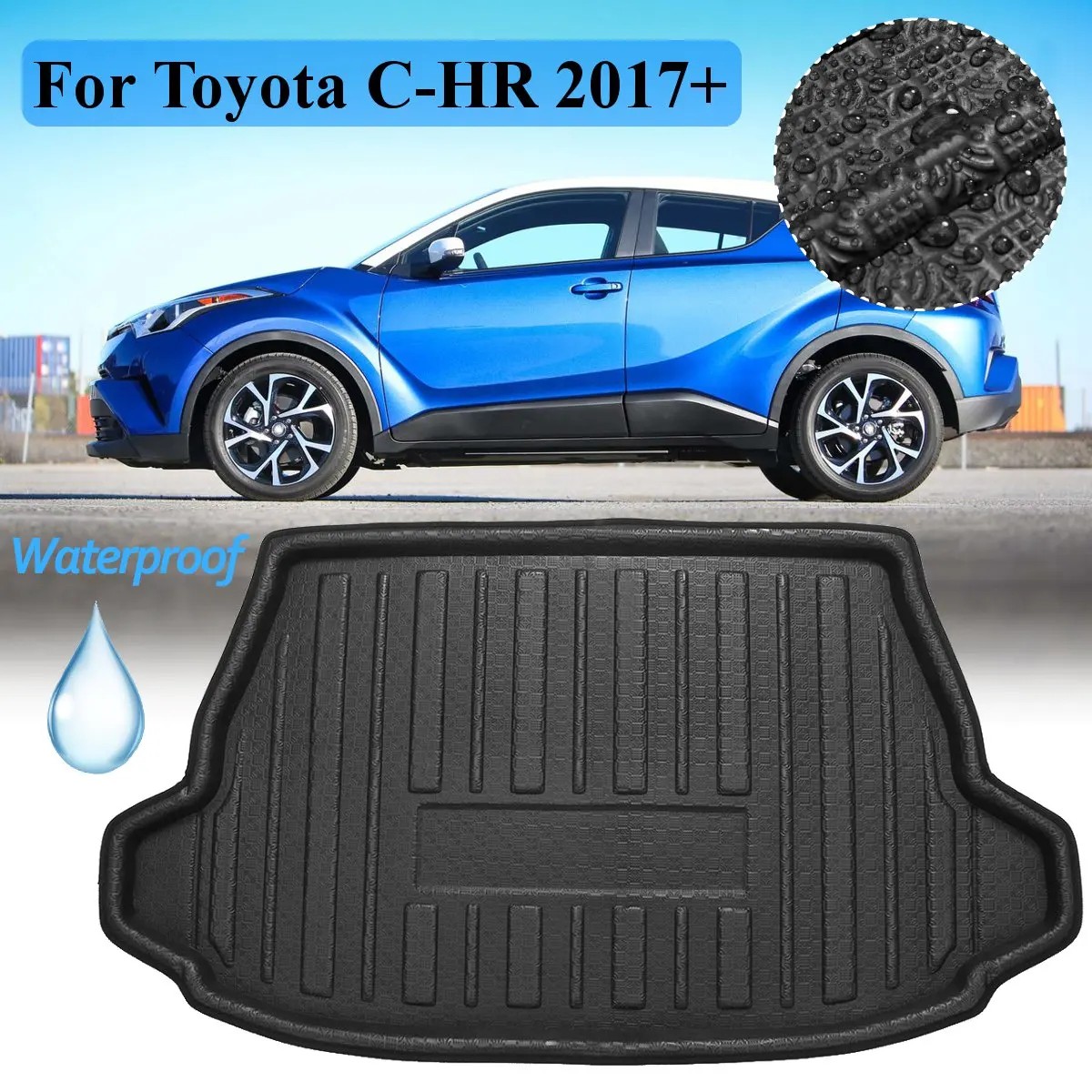 Rear Trunk Cargo Boot Liner Tray Floor Mat Trunk Liner Boot Cargo Mat Tray Floor Carpet For Toyota C-HR CHR 2017+
Rear Trunk Cargo Boot Liner Tray Floor Mat Trunk Liner Boot Cargo Mat Tray Floor Carpet For Toyota C-HR CHR 2017+