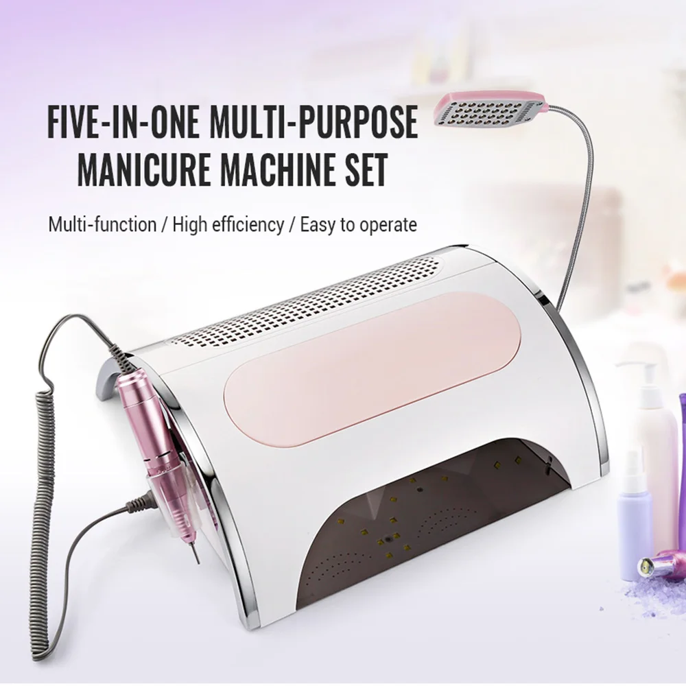 5 In 1 Multi-Function Electronic Nail Tools 36 LEDs + Built-In 3 Fans + Infrared Sensor Nail Dryer Manicure Tools Machine Set
5 In 1 Multi-Function Electronic Nail Tools 36 LEDs + Built-In 3 Fans + Infrared Sensor Nail Dryer Manicure Tools Machine Set