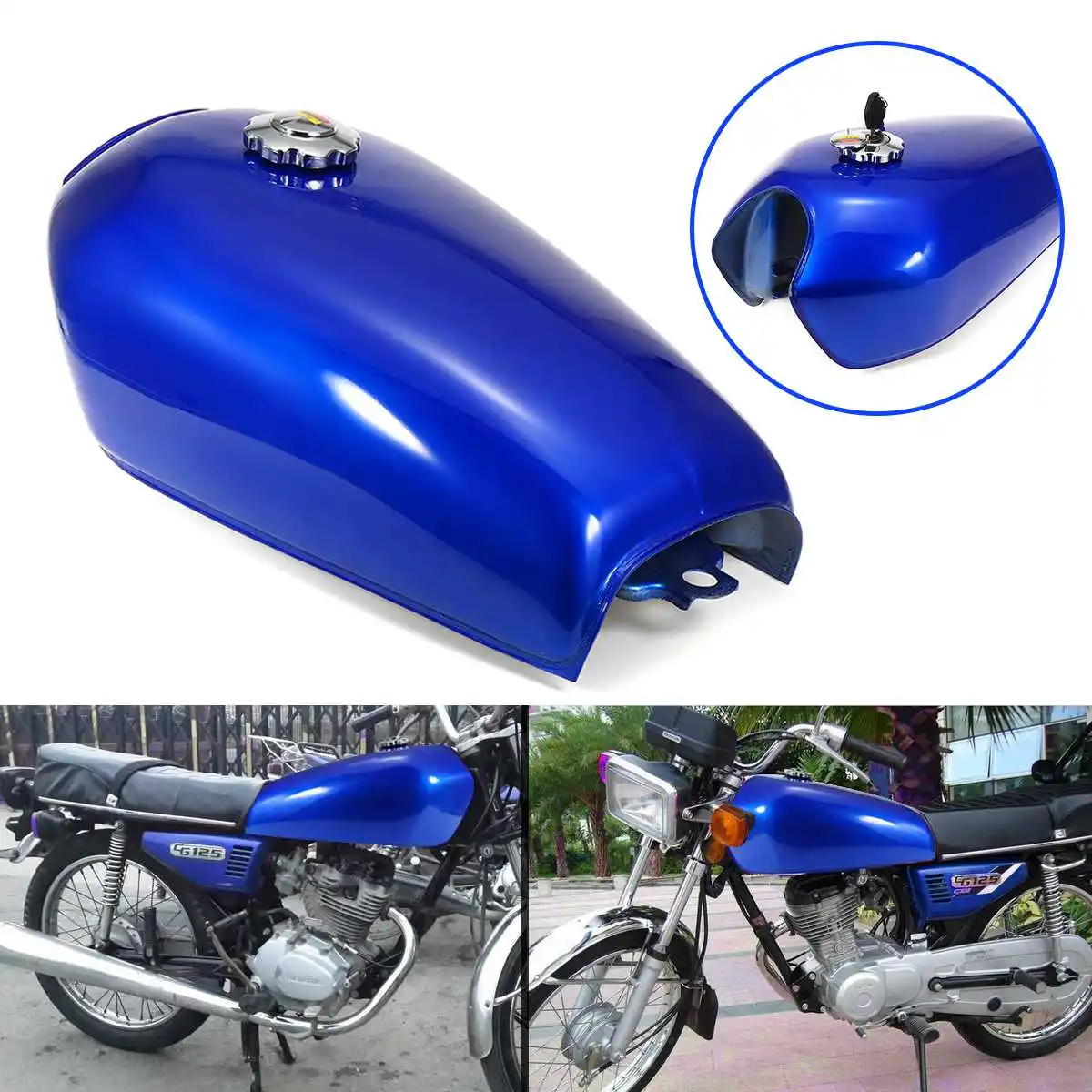 9 Liter 2.4 gal Steel Motorcycle Fuel Gas Tank with Thick Iron Cap Switch Kit For Honda CG125 Cafe Racer Motorcycle Accessories
9 Liter 2.4 gal Steel Motorcycle Fuel Gas Tank with Thick Iron Cap Switch Kit For Honda CG125 Cafe Racer Motorcycle Accessories