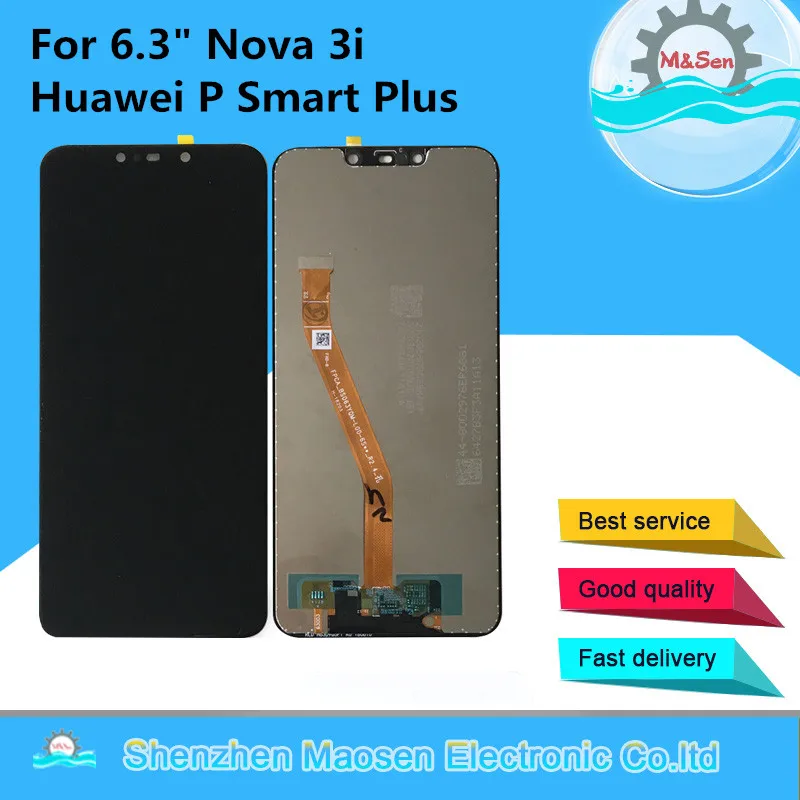 Original M&Sen For 6.3" Huawei P Smart+ ( P Smart Plus ) INE-LX1 INE-L21 LCD Display Screen+Touch Panel Digitizer For Nova 3i
Original M&Sen For 6.3" Huawei P Smart+ ( P Smart Plus ) INE-LX1 INE-L21 LCD Display Screen+Touch Panel Digitizer For Nova 3i