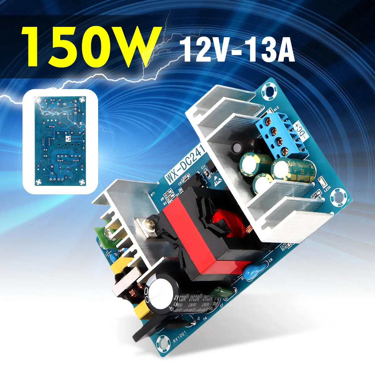 DC 12V13A 150W Switching Power Supply Module Isolated Power Board AC-DC Power Module High Power Industrial Switching Board
DC 12V13A 150W Switching Power Supply Module Isolated Power Board AC-DC Power Module High Power Industrial Switching Board