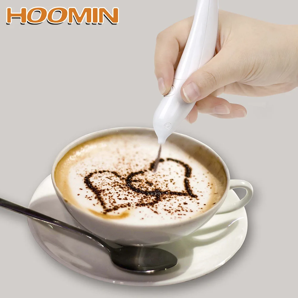 HOOMIN Coffee Stencils Coffee Carving Pen Cake Cappuccino Decors Pen Electrical Latte Art Pen for Barista Template
HOOMIN Coffee Stencils Coffee Carving Pen Cake Cappuccino Decors Pen Electrical Latte Art Pen for Barista Template