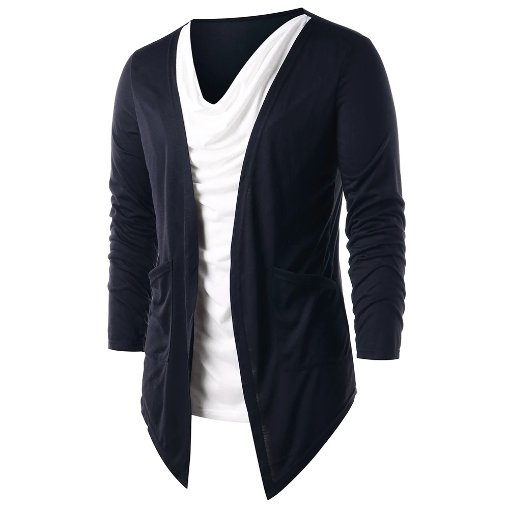 Hemkis Fashion Men Contrast Color Faux Twinset T-Shirt Casual V-Neck Long Sleeve Irregular Casual T-Shirts Men'S Tops Shirts
Hemkis Fashion Men Contrast Color Faux Twinset T-Shirt Casual V-Neck Long Sleeve Irregular Casual T-Shirts Men'S Tops Shirts