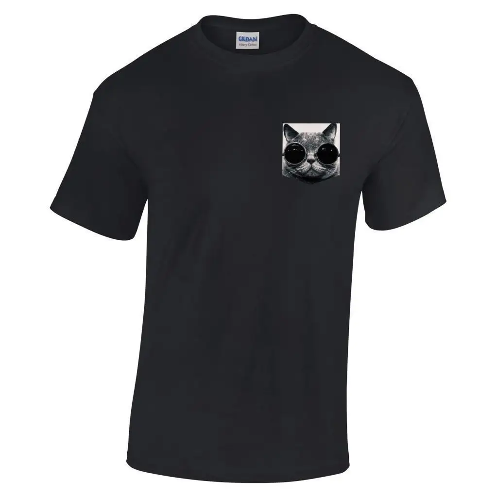 T Shirt 2017 Fashion Men'S Short Graphic Crew Neck Cool Cat Pocket Hipster Swag Funny Top Animal Funky T Shirts
T Shirt 2017 Fashion Men'S Short Graphic Crew Neck Cool Cat Pocket Hipster Swag Funny Top Animal Funky T Shirts