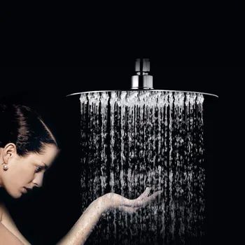 8 Inch Stainless Steel Ultra-thin Squrae Round Rainfall Shower Head Rotation Bathroom Chrome Over-Head Shower Sprayer
8 Inch Stainless Steel Ultra-thin Squrae Round Rainfall Shower Head Rotation Bathroom Chrome Over-Head Shower Sprayer