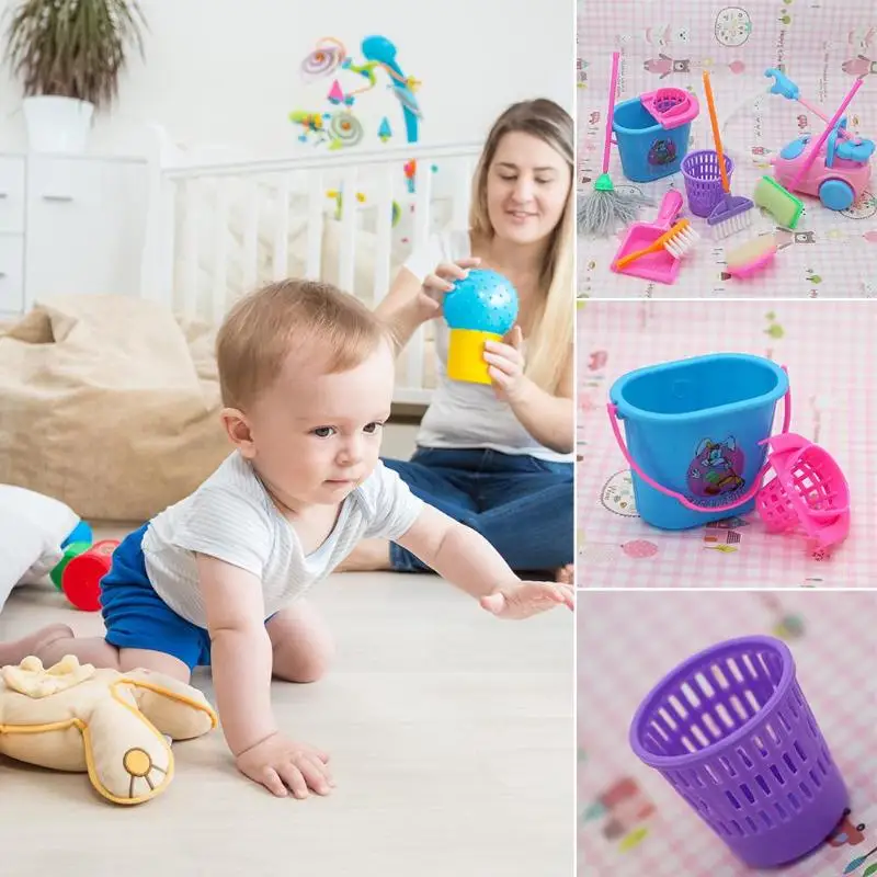 9pcs Girls Doll Pretend Play Plastic Toys Mop Broom Cleaning Tools Kits Kids Children Gifts
9pcs Girls Doll Pretend Play Plastic Toys Mop Broom Cleaning Tools Kits Kids Children Gifts