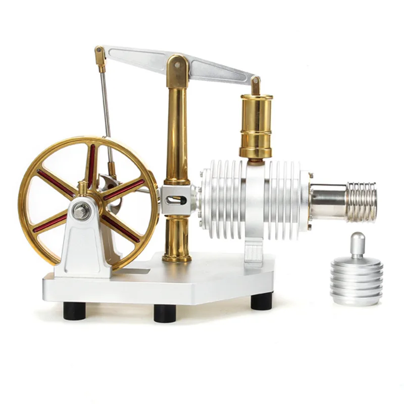 

Hot Alloy Air Stirling Engine Model Educational Science Discovery Operational Toys Student Experiment Gift For Children Adult