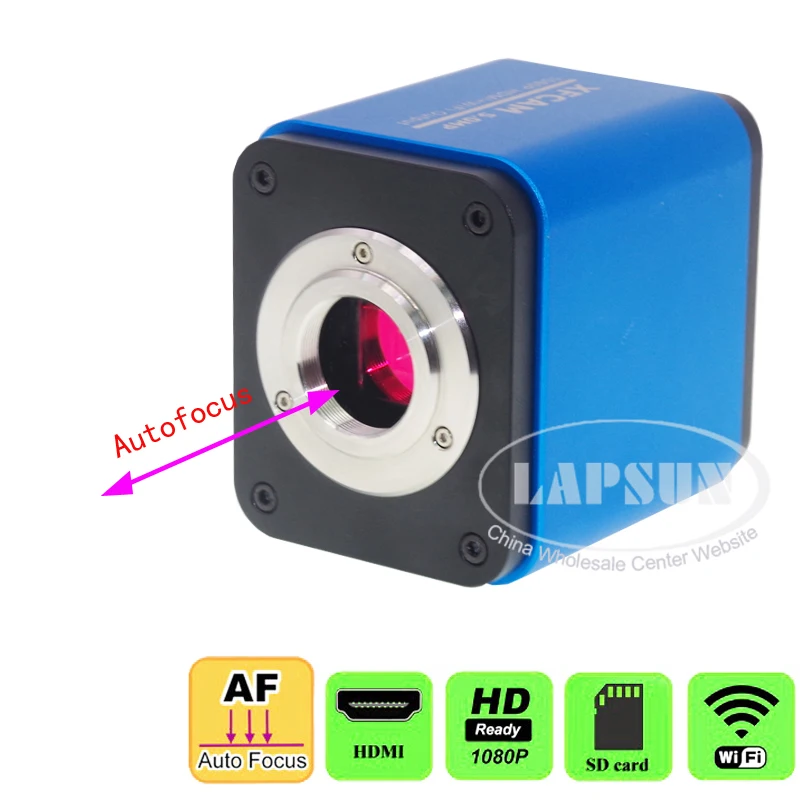 Lapsun Autofocus Auto Focus Focal 1080P 60FPS SONY IMX178 HDMI Video Industry Microscope Camera C-Mount For PCB SMD SMT Repair
Lapsun Autofocus Auto Focus Focal 1080P 60FPS SONY IMX178 HDMI Video Industry Microscope Camera C-Mount For PCB SMD SMT Repair