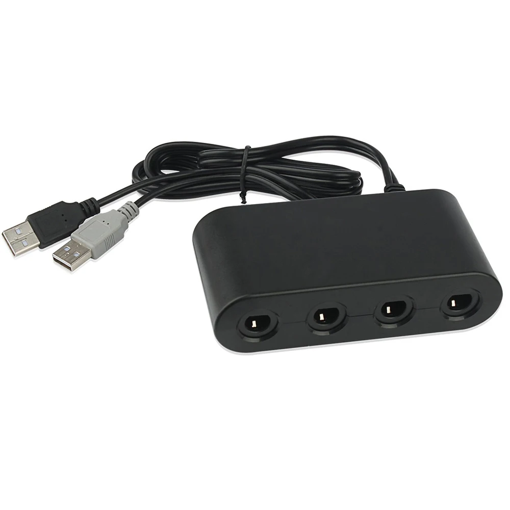 

2019 Hot Sale Powkiddy USB Adapter Converter 4 Ports for GC GameCube to for Wii U / PC for Nintendo Switch Controller