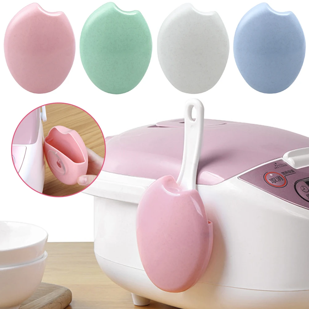 Kitchen Spoon Sucker Electric Rice Cooker Rice Spoon Hanger Without Perforation pink/green/blue/white
Kitchen Spoon Sucker Electric Rice Cooker Rice Spoon Hanger Without Perforation pink/green/blue/white
