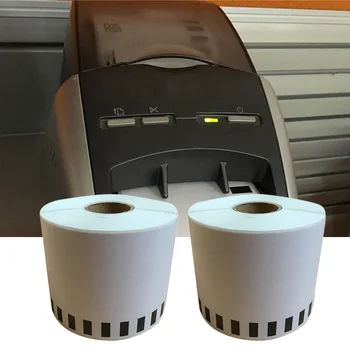 2 Rolls Adhesive Thermal Continuous Length Paper Tape Labels Shipping Address Labels for Brother DK-2205 Black on White 62mm
2 Rolls Adhesive Thermal Continuous Length Paper Tape Labels Shipping Address Labels for Brother DK-2205 Black on White 62mm