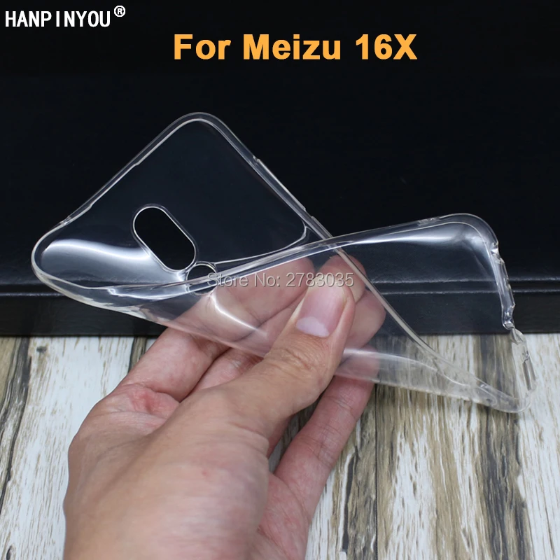 For Meizu 16X 6.0 Inch Slim Crystal Clear Transparent Soft TPU Back Case Protection Skin Camera Protect Cover | Мобильные телефоны