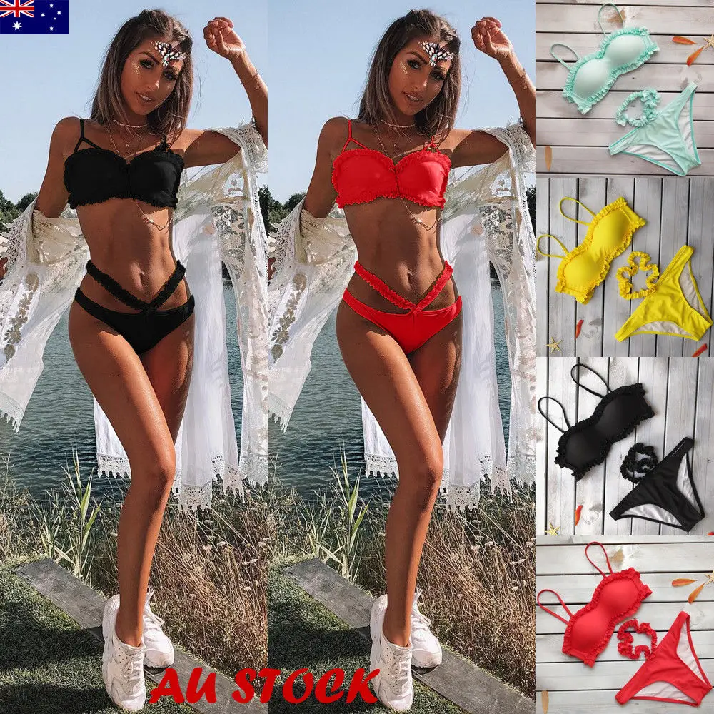 Bikini 2019 New Swimwear Set Sexy Women Padded Bandage Swimsuit Floral Lace Bathing Push-up Bikini Brazilian Women Outfit
Bikini 2019 New Swimwear Set Sexy Women Padded Bandage Swimsuit Floral Lace Bathing Push-up Bikini Brazilian Women Outfit