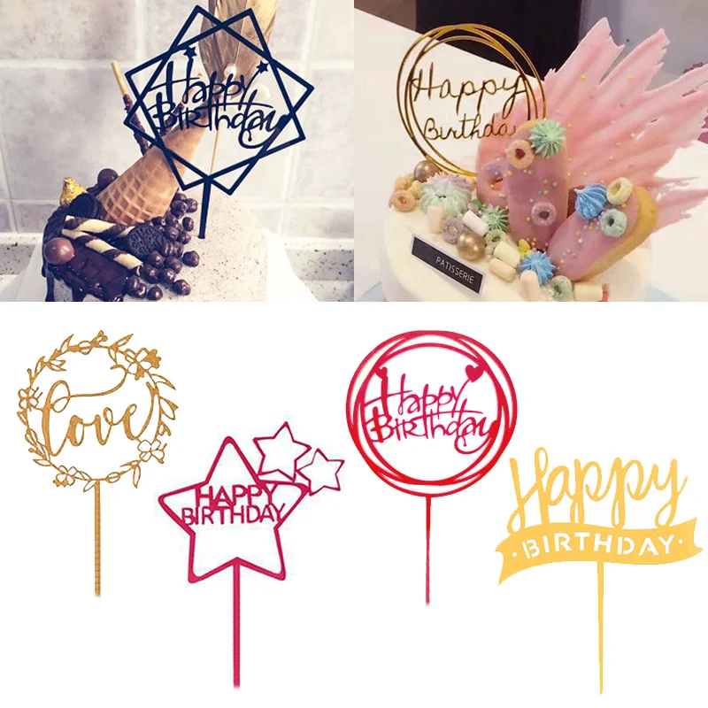 Baby Shower Various 1PC New Double-sided Happy Birthday Glitter Cupcake Party Decoration Supplies Novelty Cake Topper Card
Baby Shower Various 1PC New Double-sided Happy Birthday Glitter Cupcake Party Decoration Supplies Novelty Cake Topper Card